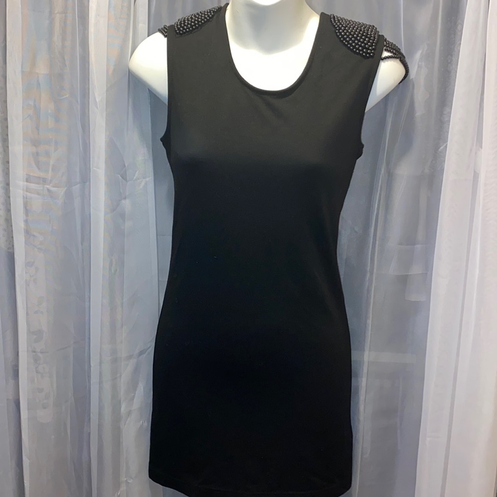 #108 Beautiful sexy but elegant night black dress